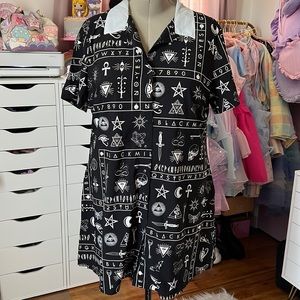 Blackmilk Ouija Short Sleeve Dress